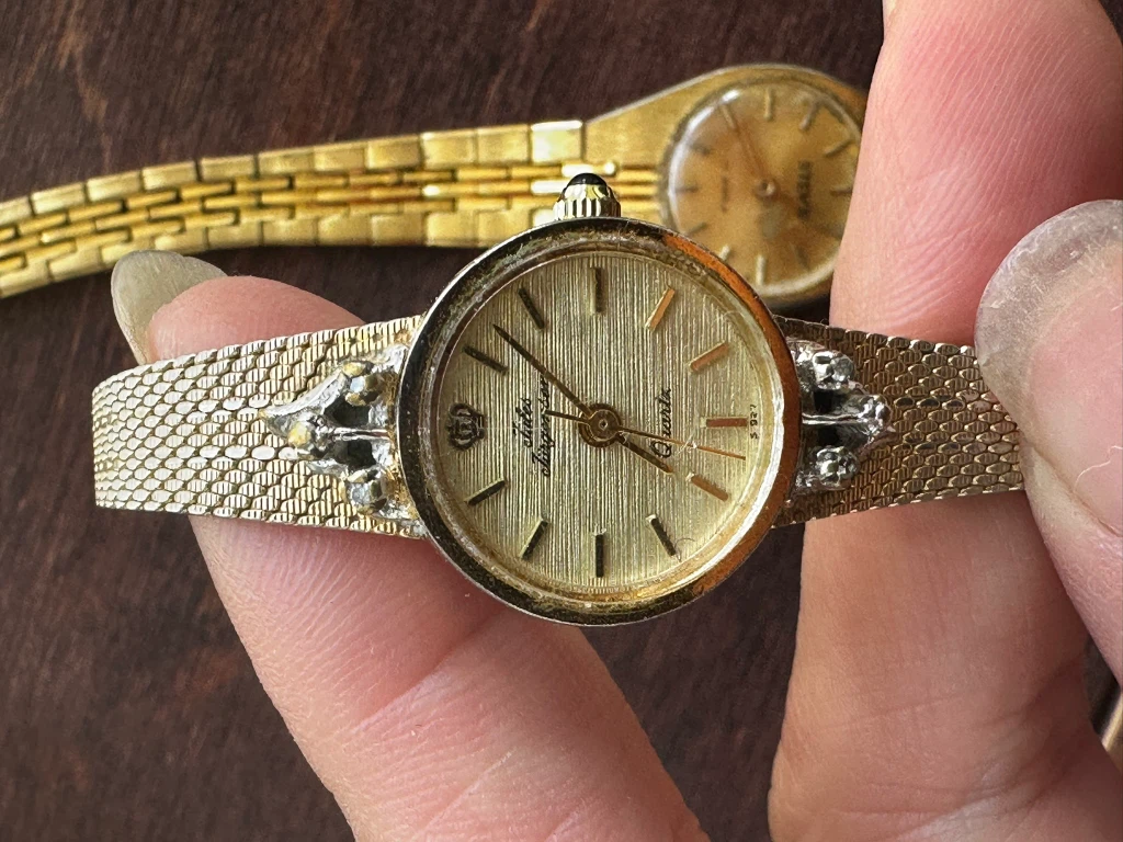 Vintage Gold-Tone Women's Watches