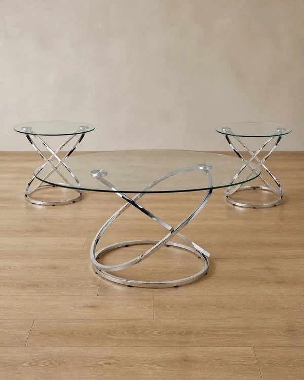 Glass Coffee Tablet set