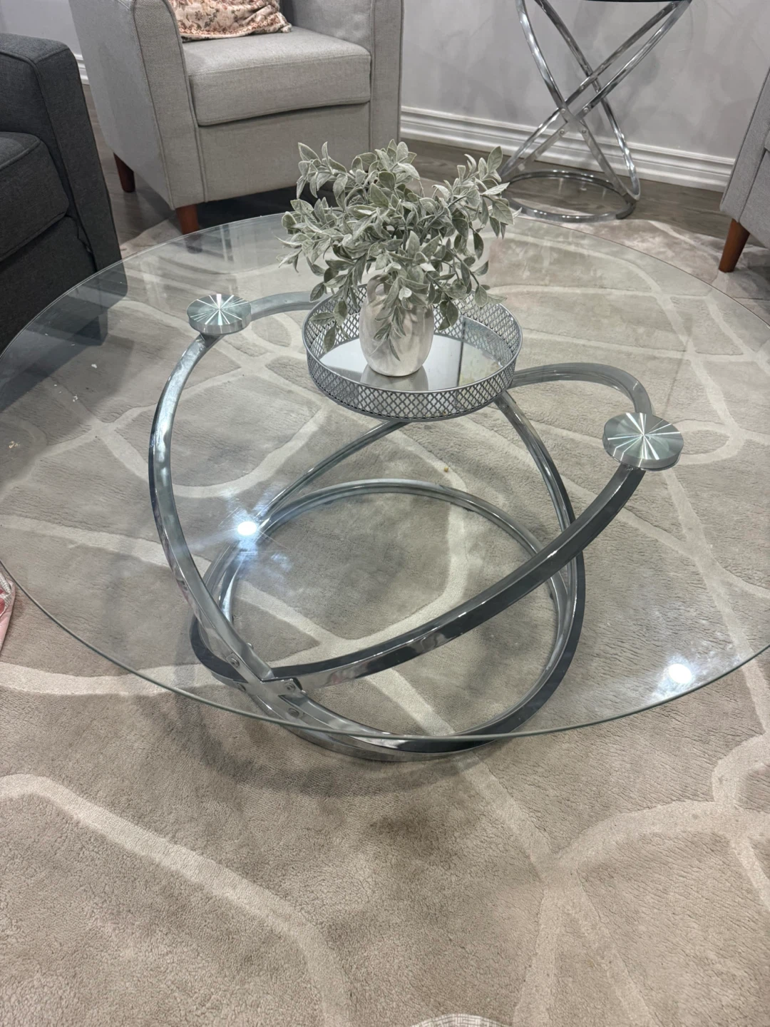 Glass Coffee Tablet set - photo 2