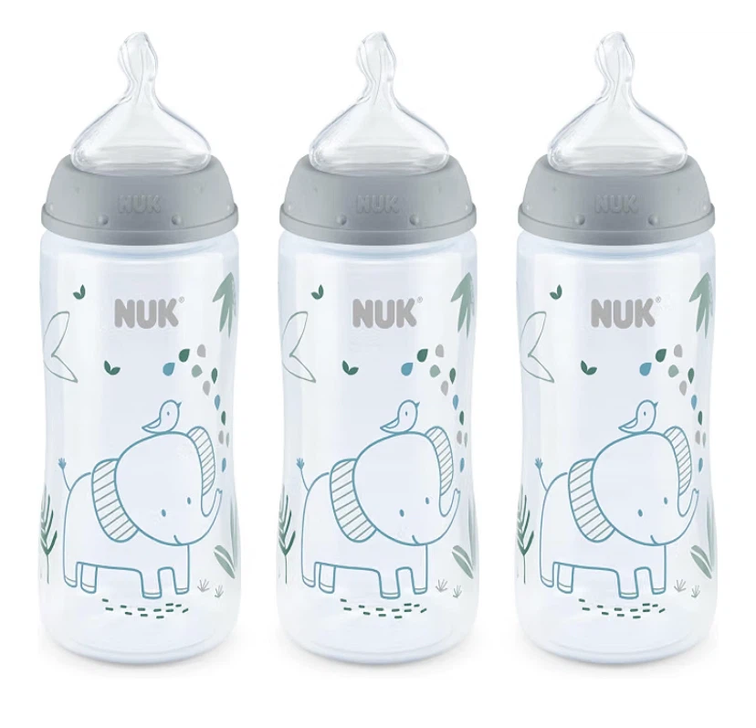 3-Pack NUK Baby Bottles