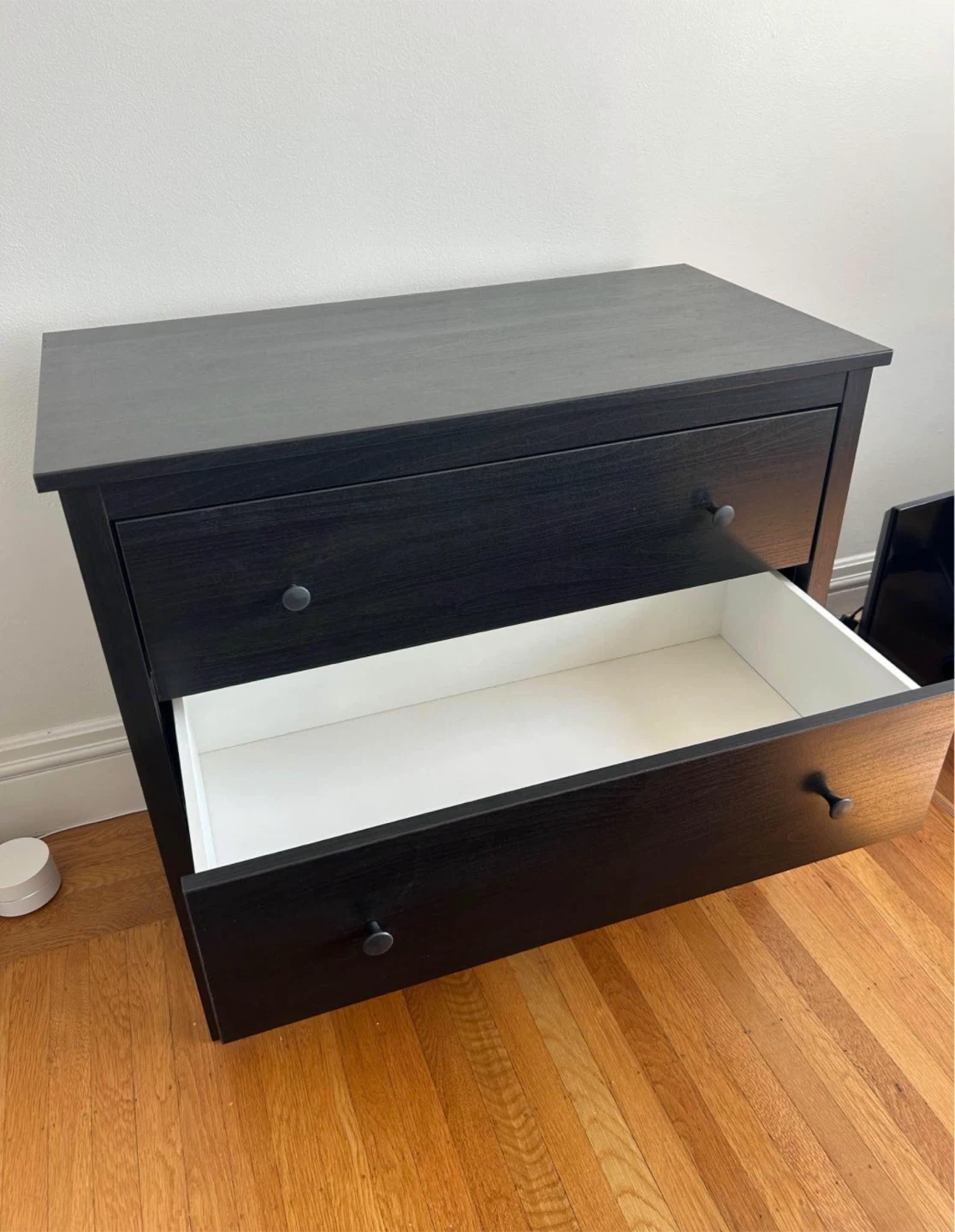 IKEA Dresser with 3 drawers in black - photo 2