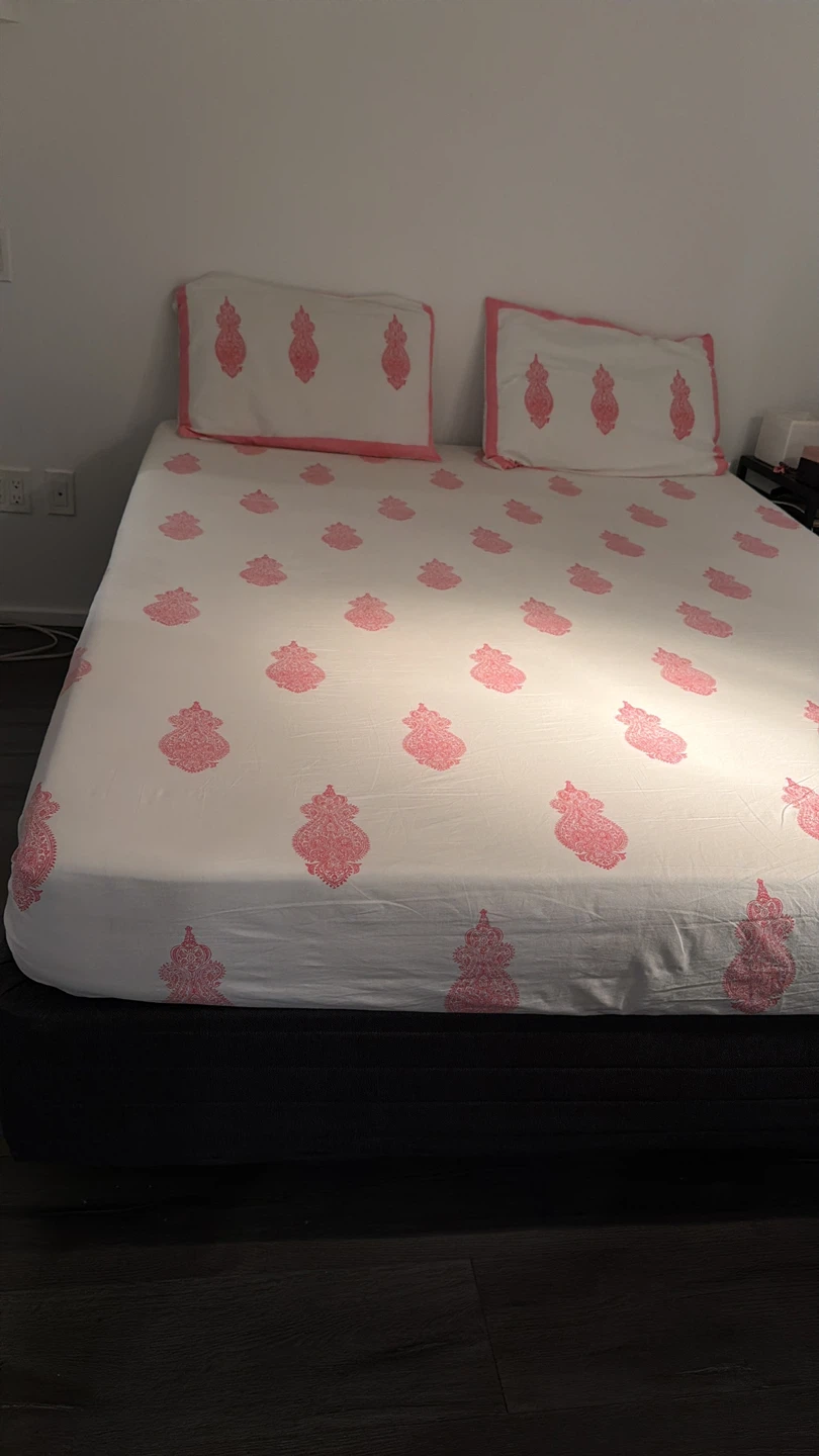 Moving out sale -Queen bed frame with mattress - photo 4