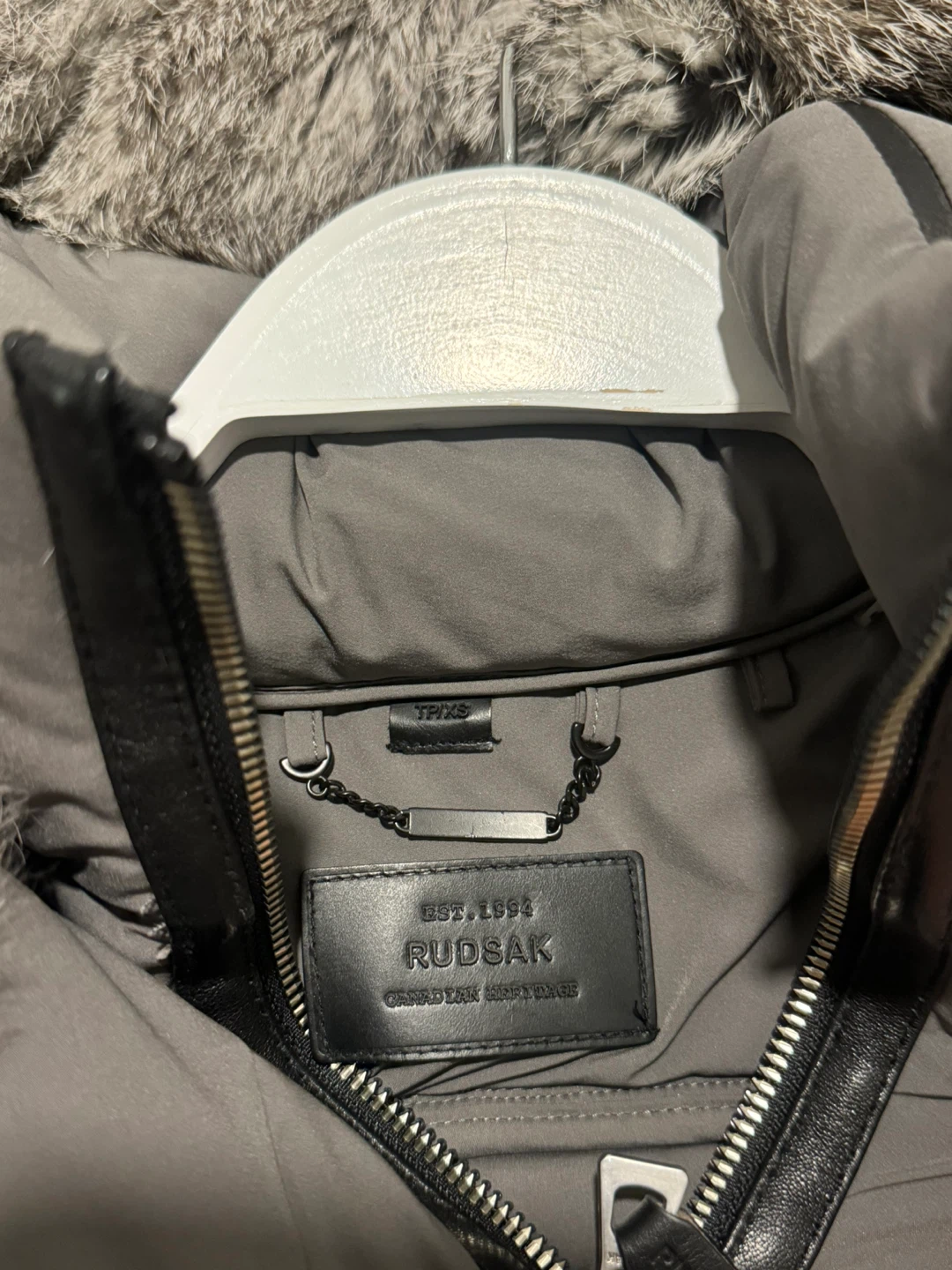 Rudsak Down Jacket Grey with belt - photo 2