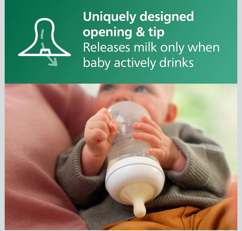 Philips Avent Natural Glass Baby Bottles - 3 Pack - photo 3