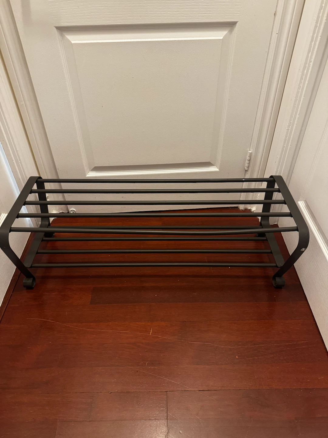Black Metal Shoe Rack