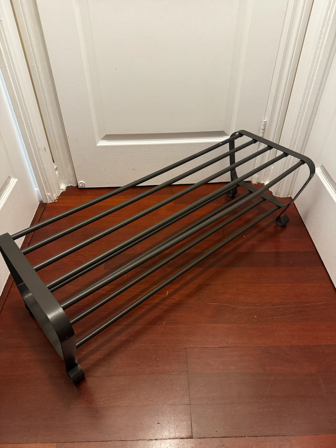 Black Metal Shoe Rack - photo 2