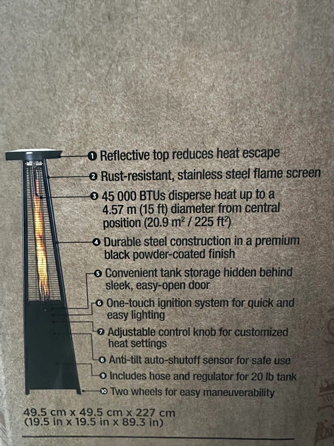 Heatzone Propane Heater 45,000 BTU - photo 3