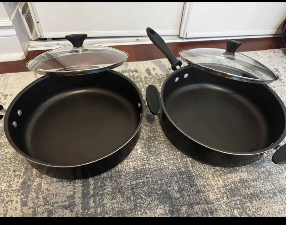 Bifavetti Frying Pans with Lids - Set of 2 - photo 2