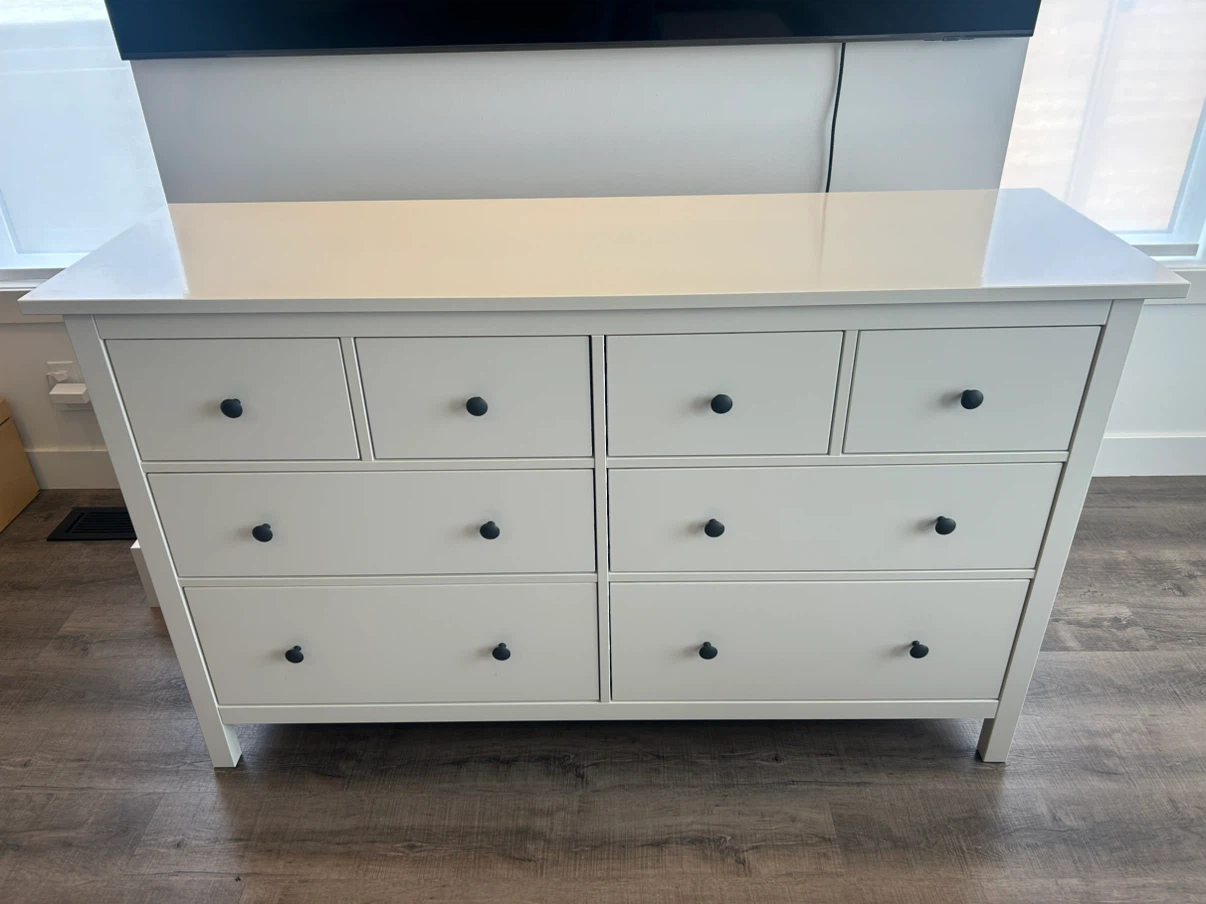 IKEA HEMNES dresser white with 8 drawers