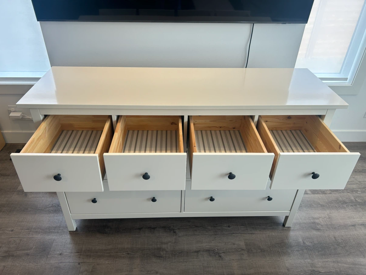 IKEA HEMNES dresser white with 8 drawers - photo 2