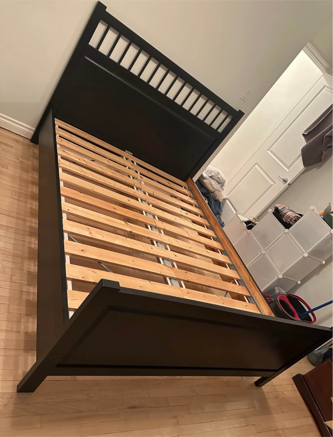 IKEA HEMNES Queen bed frame in black brown