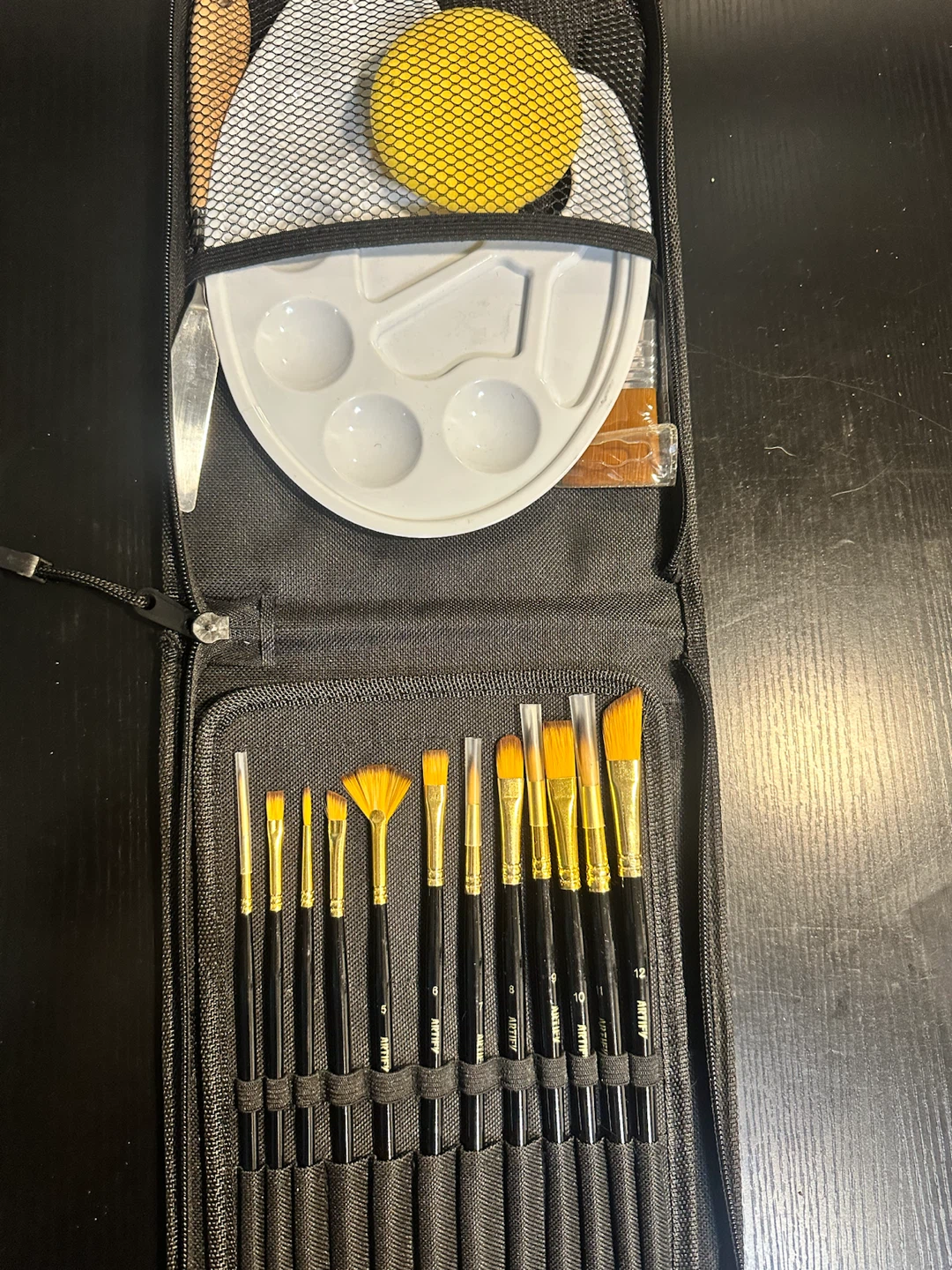 Artify Artist Paint Brush Set with Carrying Case