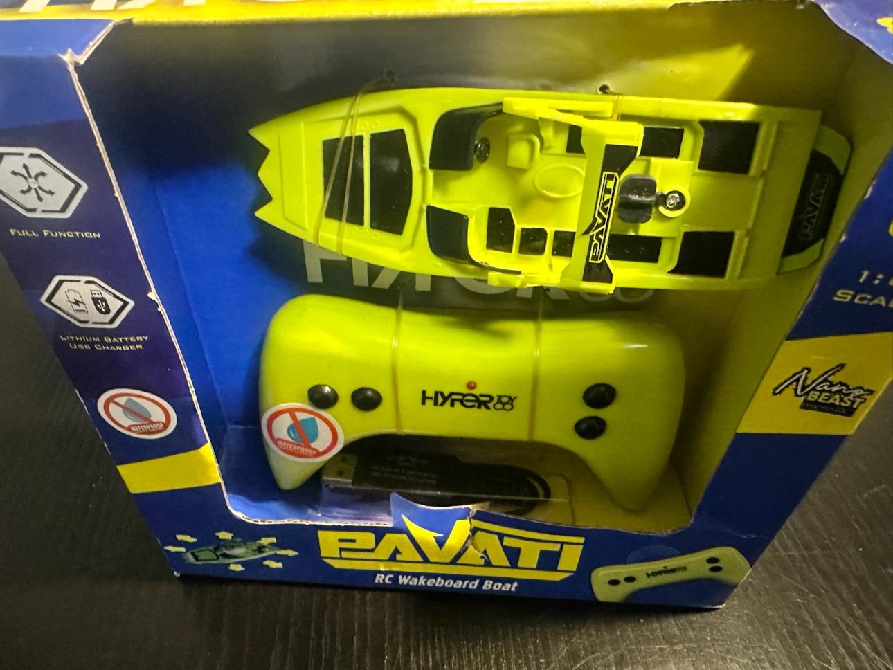 Hyper Toy Co. Pavati RC Wakeboard Boat