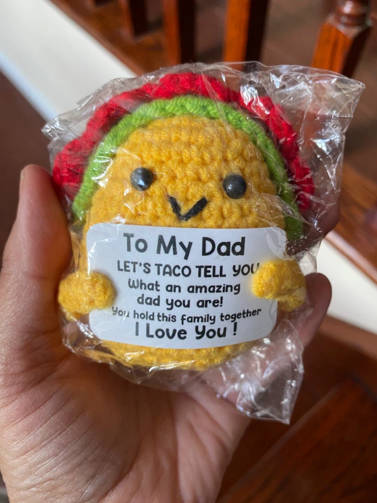 Positive Crochet Taco For Dad