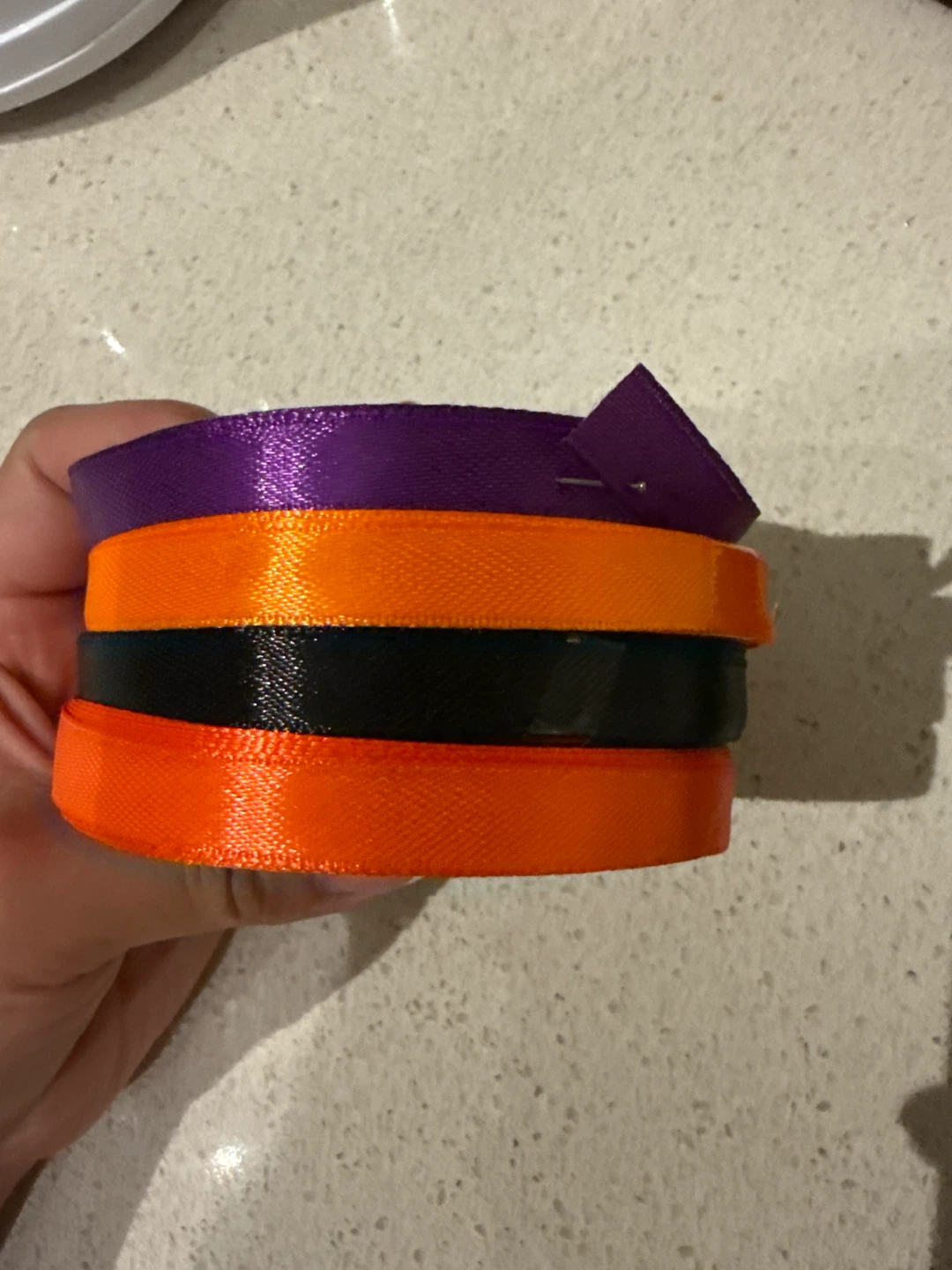 Free set of 4 Satin Ribbons - Halloween theme