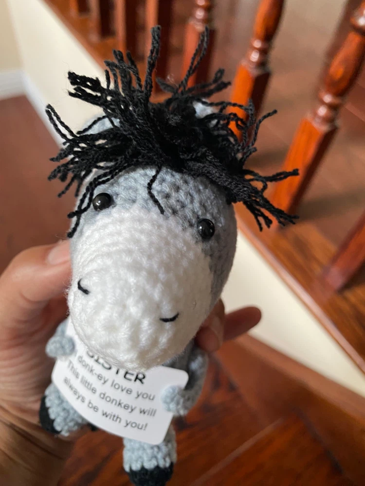 Crocheted Donkey Plushie - photo 2
