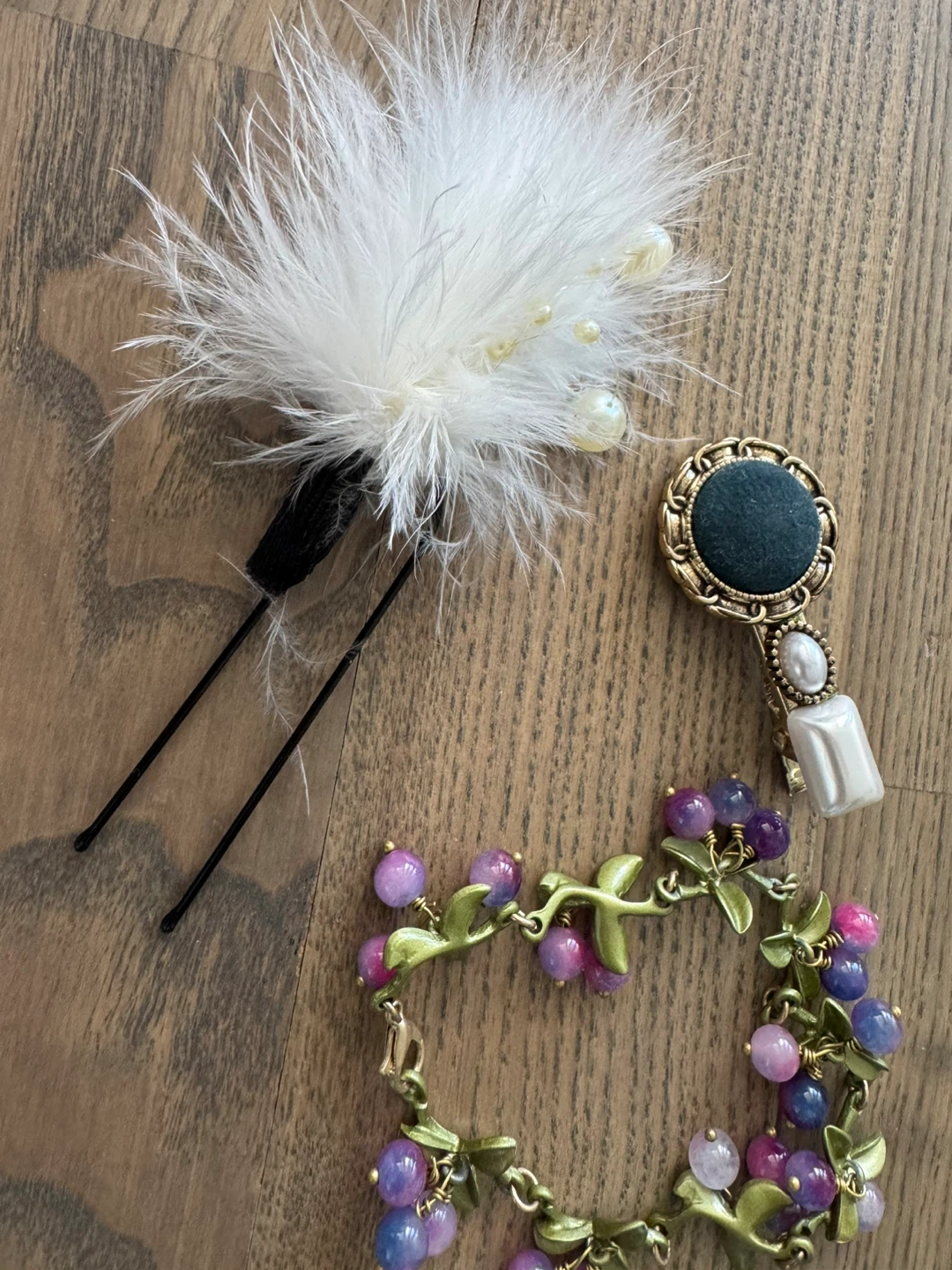 Bundle Hair accessories & by Michael Michaud bracelet