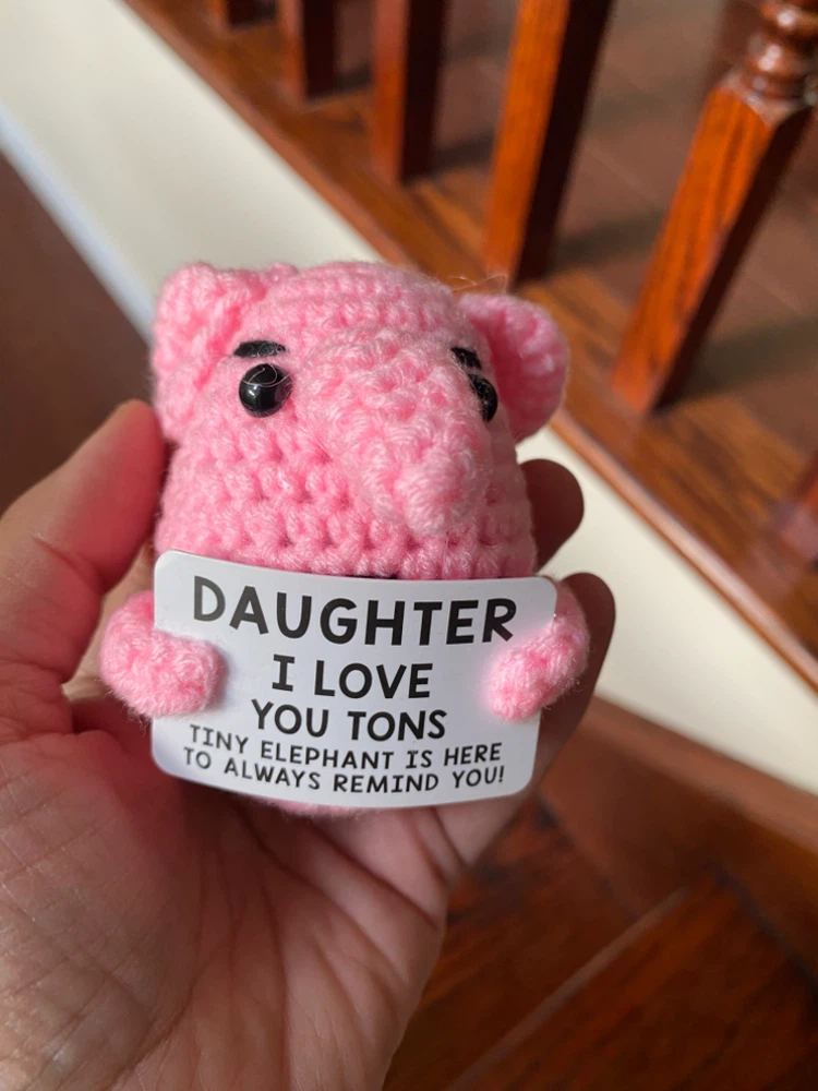 Crochet Tiny Elephant Keepsake