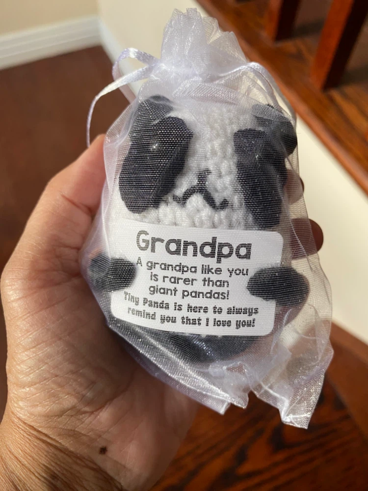 Crochet Panda Keepsake for Grandpa - photo 2