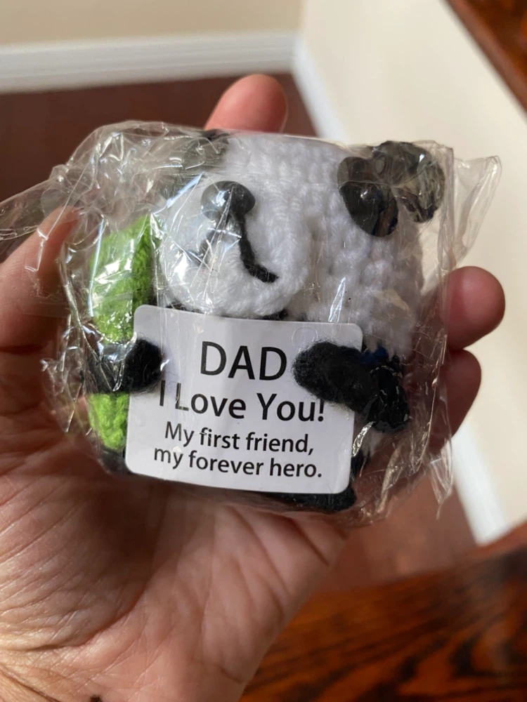 Crochet Panda Dad Gift