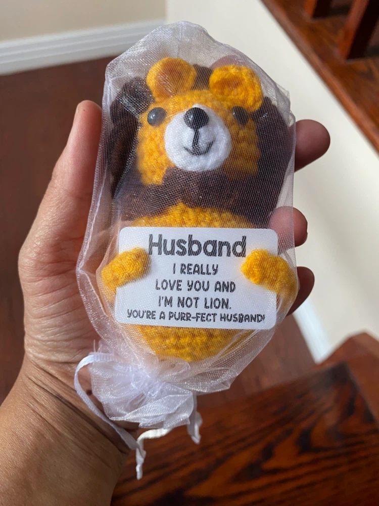 Crochet Lion Husband Gift