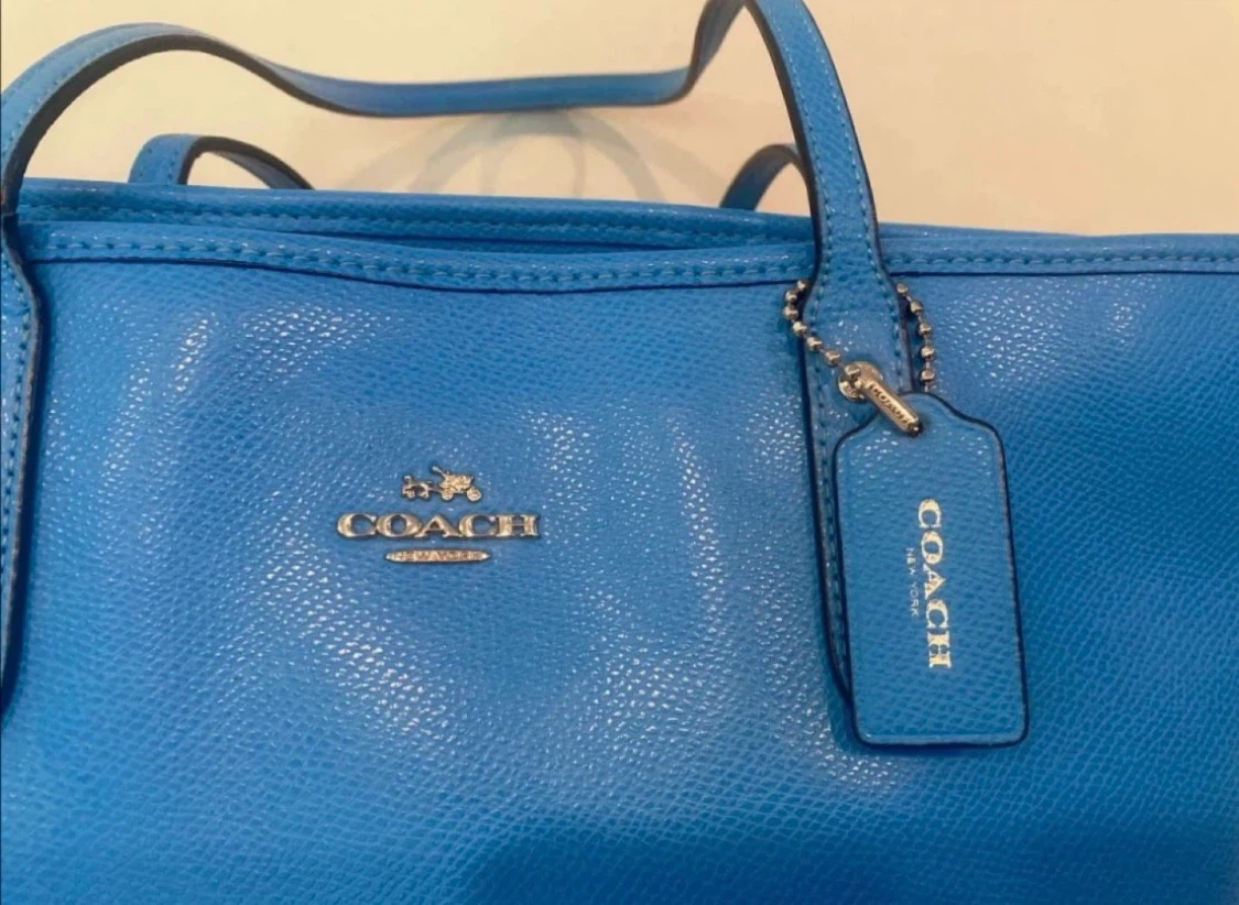 Bright Blue Coach Tote Bag - photo 2