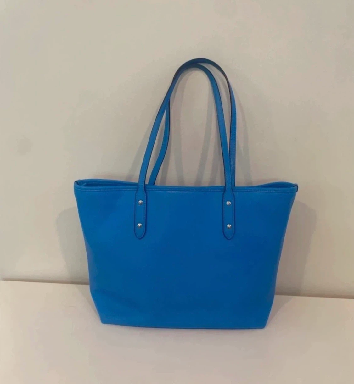 Bright Blue Coach Tote Bag - photo 4