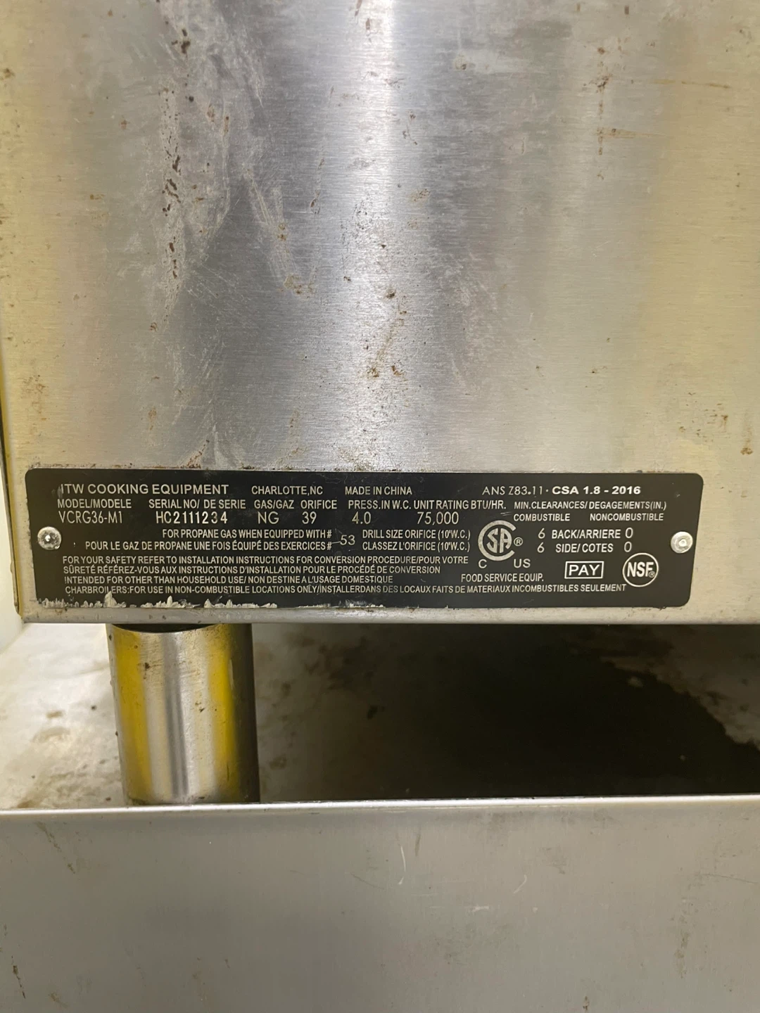 Vulcan VCRG36-M1 Commercial Gas Charbroiler - photo 3