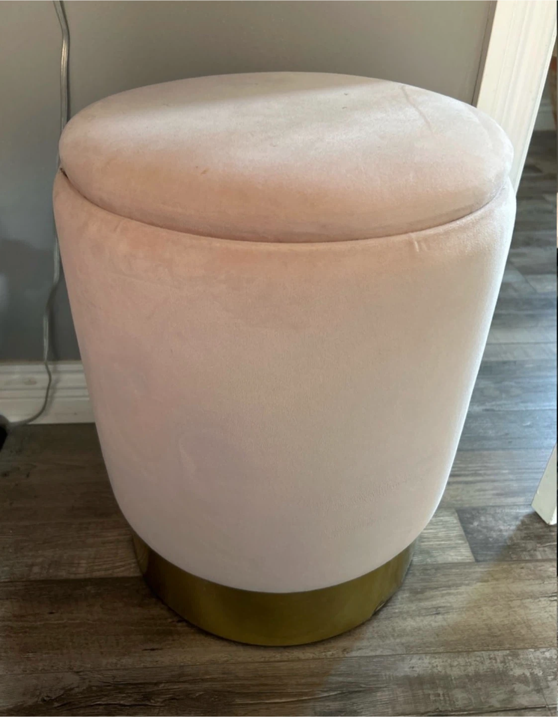 Pink Velvet Storage Booth