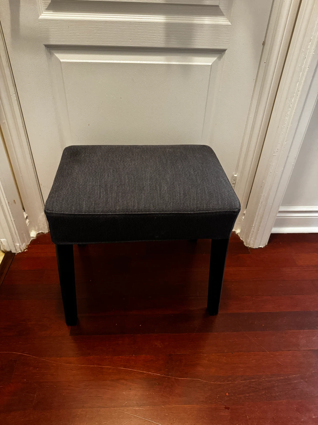 Dark Grey Fabric Stool - photo 2