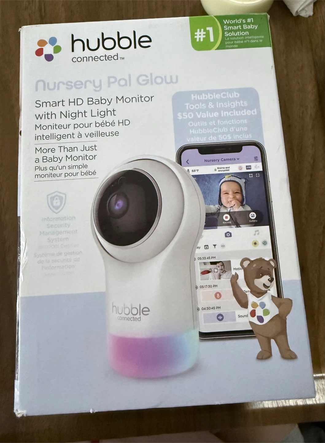 Hubble Connected Nursery Pal Glow Smart Baby Monitor - photo 5