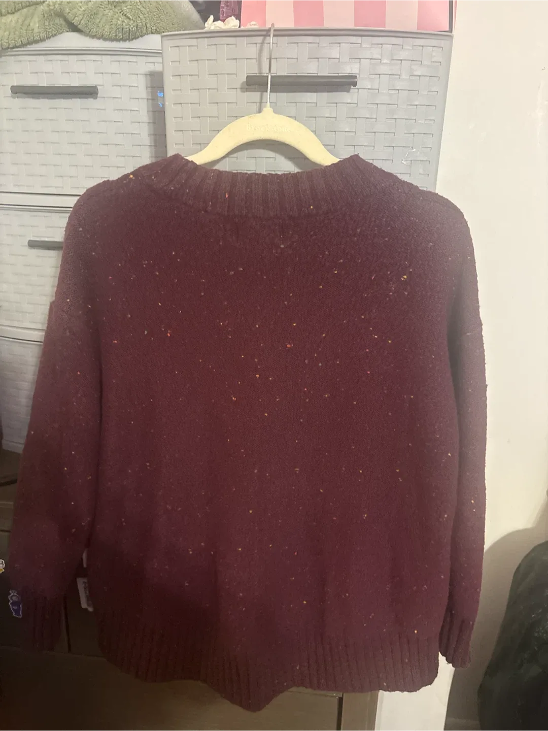 Old Navy Burgundy Speckled Sweater - photo 3