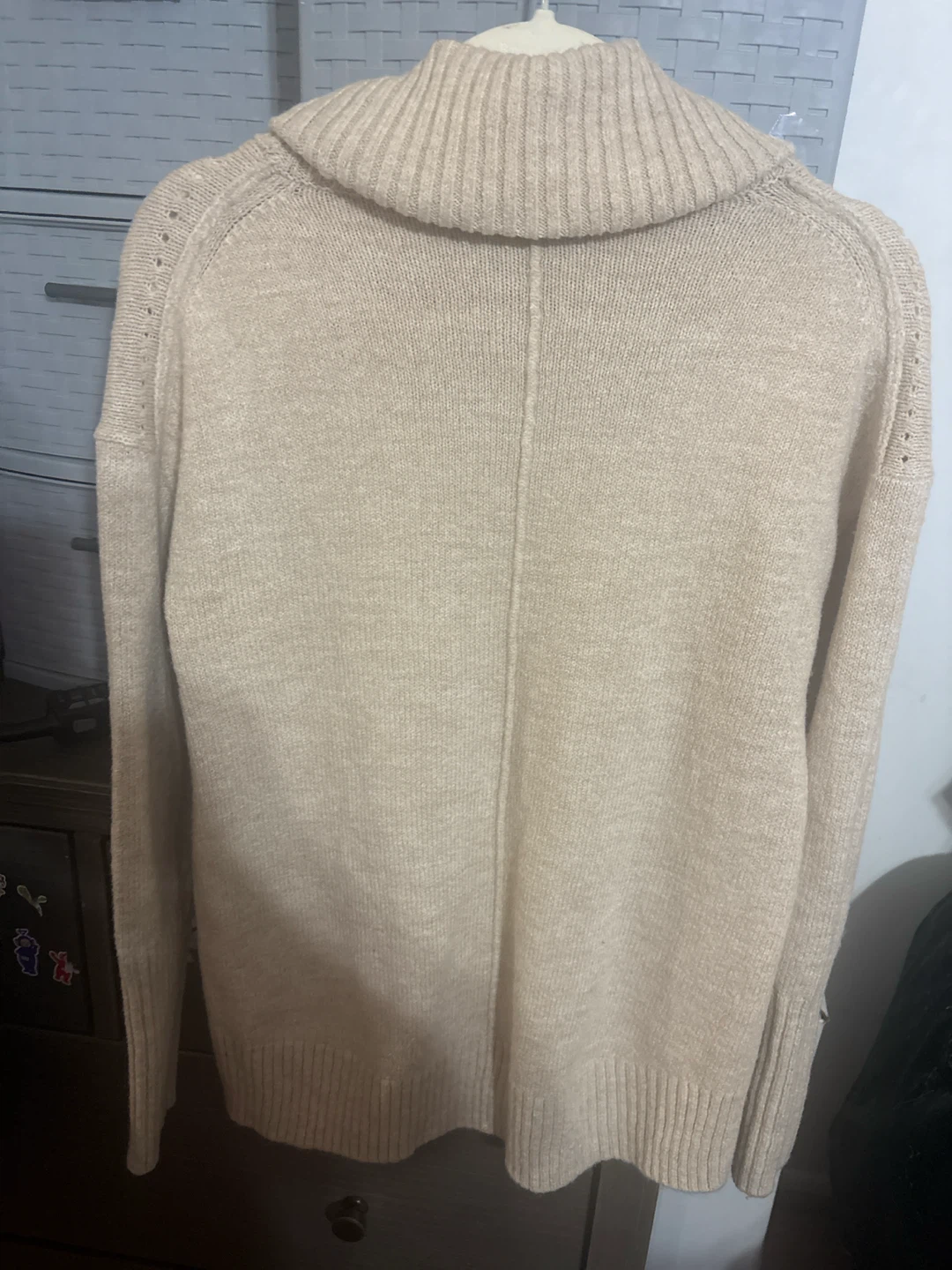 Gap Beige Turtleneck Sweater - photo 2