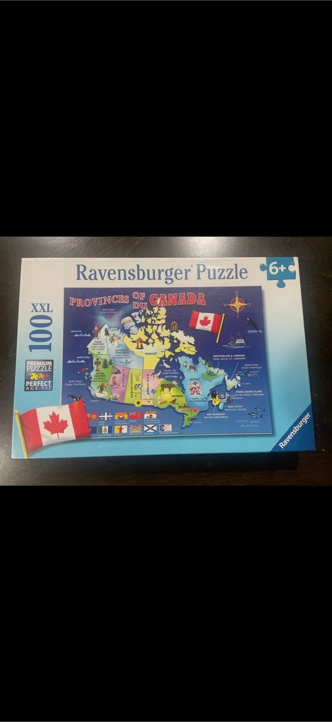 Ravensburger Provinces of Canada 100 XXL Puzzle