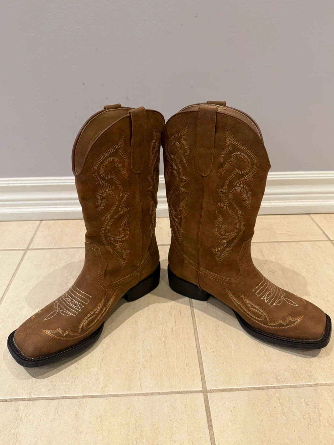 Western Story Brown Cowboy Boots - photo 3