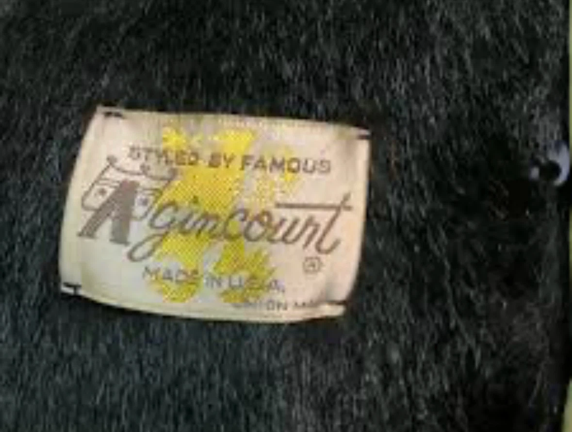 Vintage Agincourt Black Faux Fur Coat - photo 5