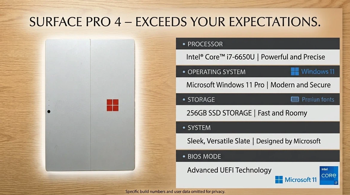 Microsoft Surface Pro 4 (Intel Core i7 | 8GB RAM | 256GB SSD) - photo 3