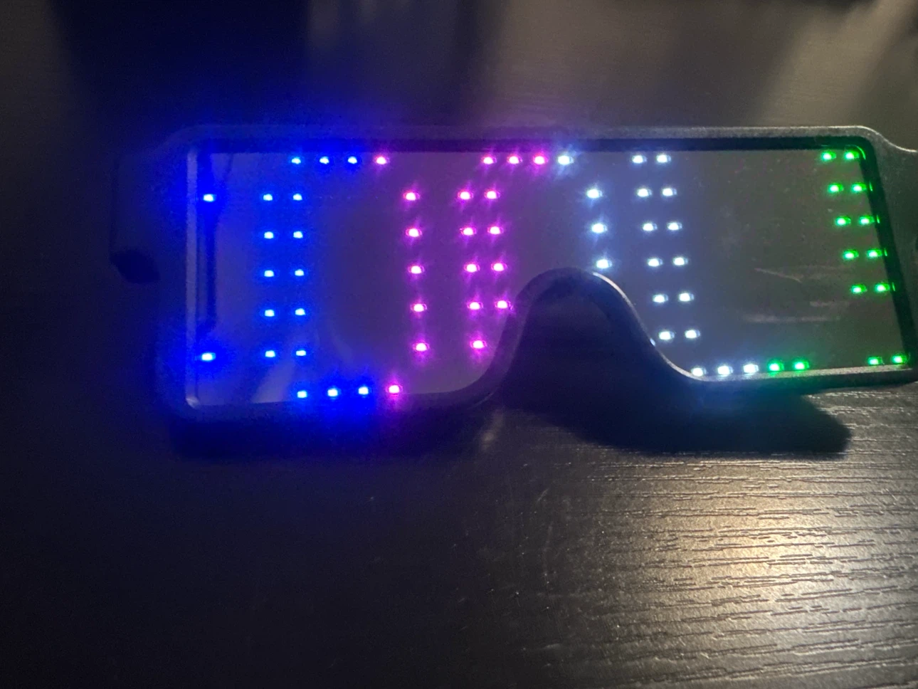 LED Light-Up Shutter Glasses