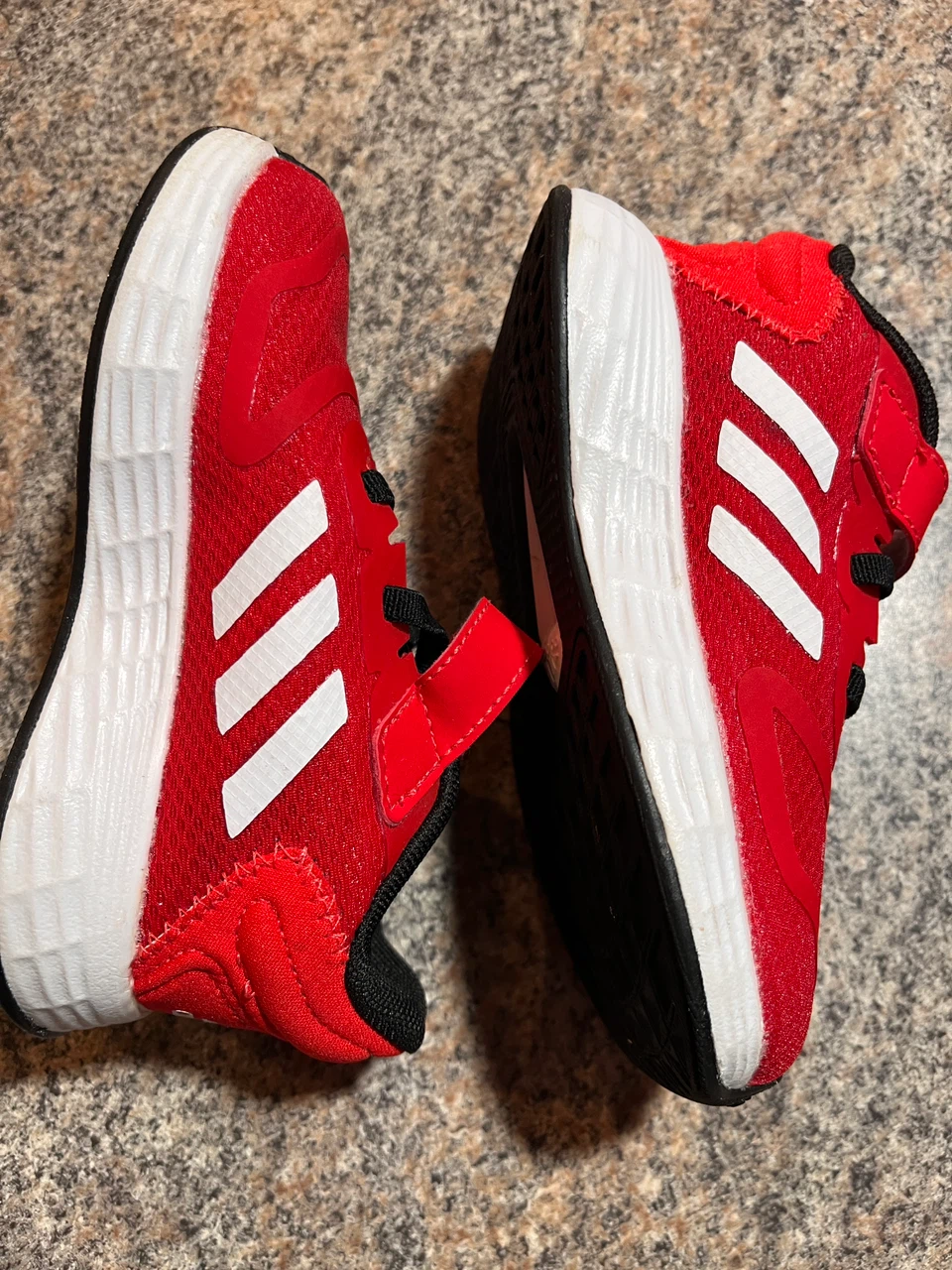 Adidas Baby Shoes Size 6.5K Red - photo 4