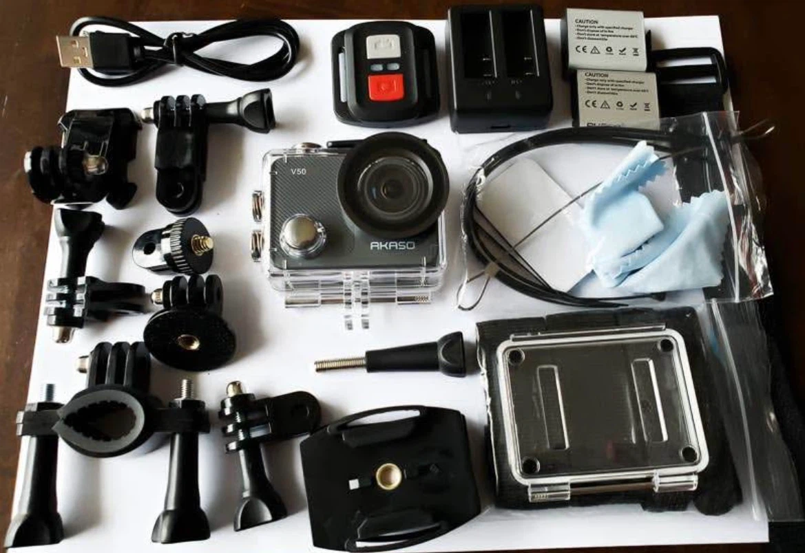 Akaso V50 Pro 4K Action Camera with 64GB memory card