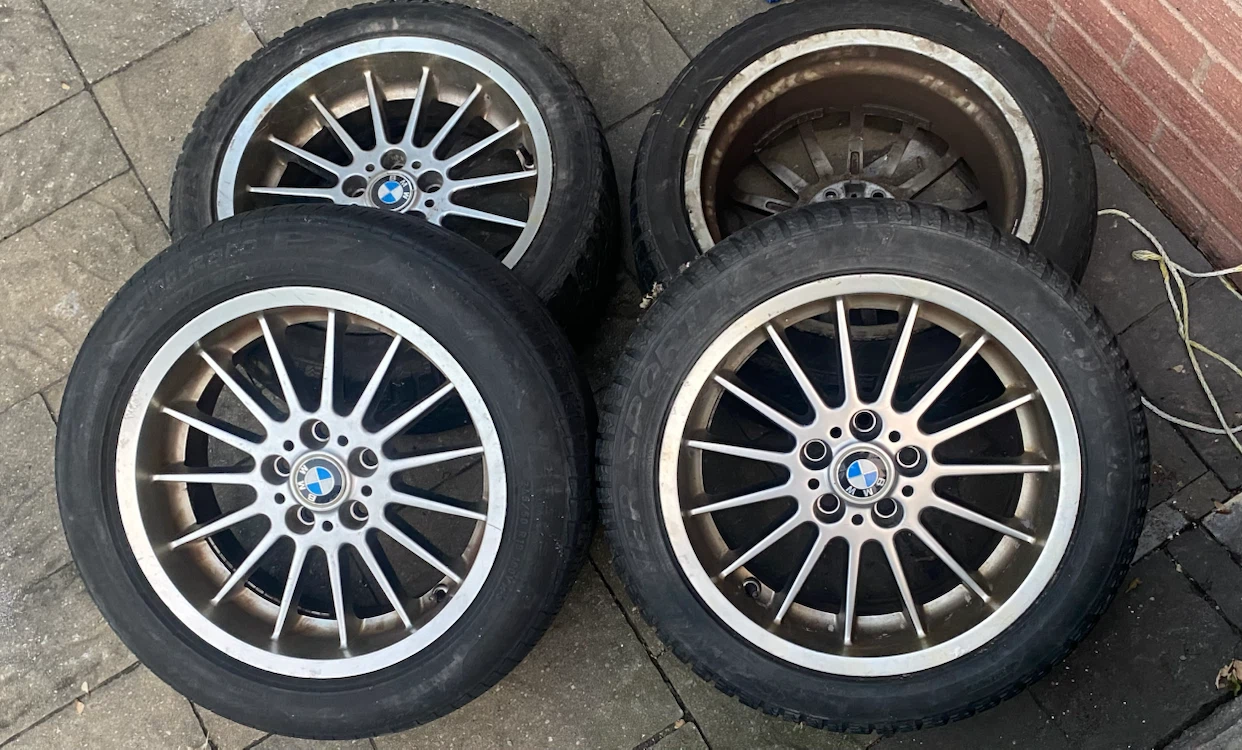 Set of 4 BMW 18-inch Wheels and Tires - photo 3