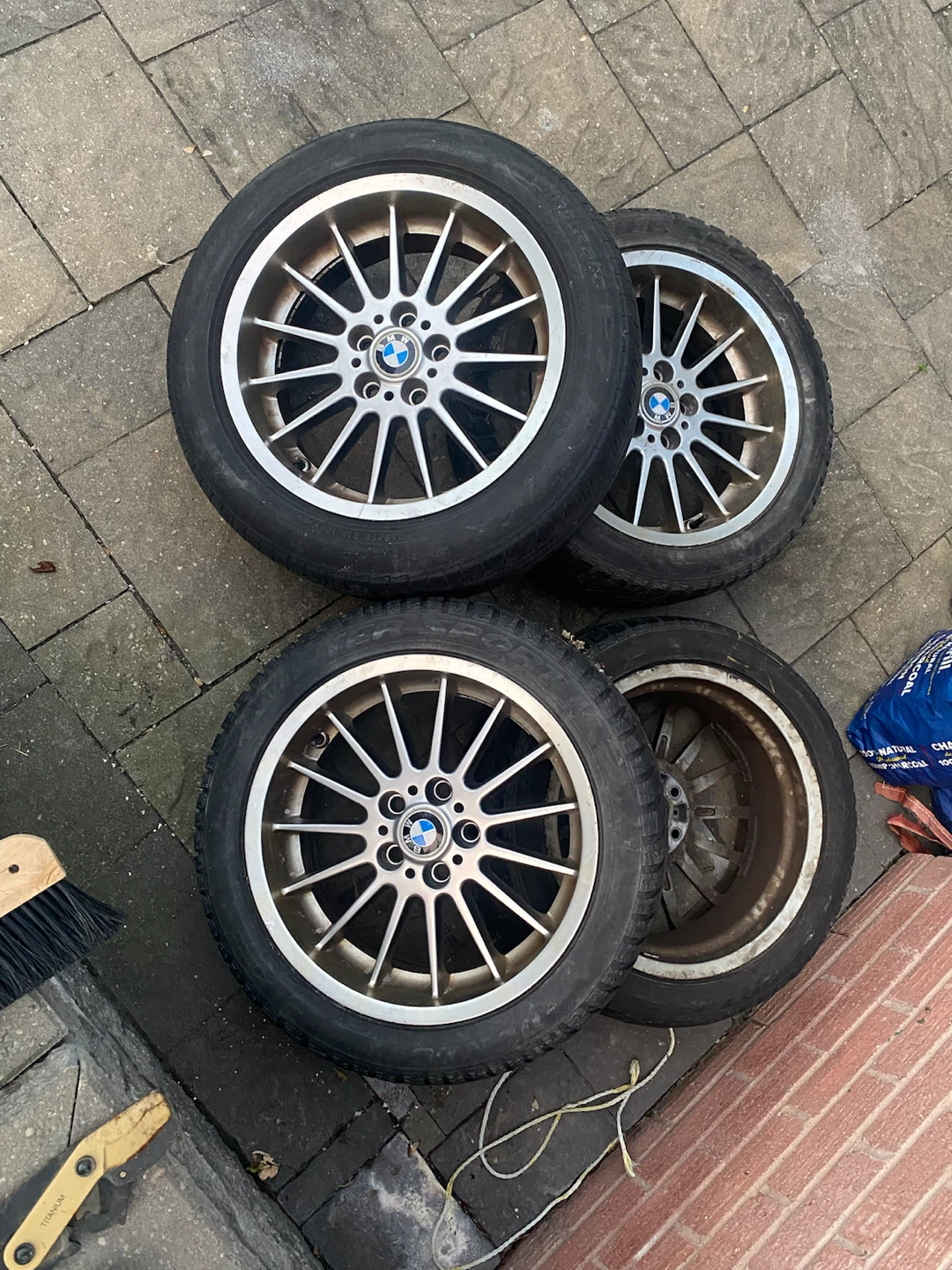 Set of 4 BMW 18-inch Wheels and Tires - photo 4