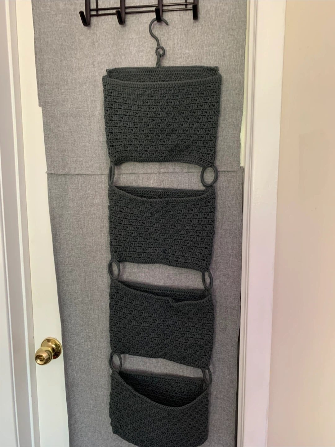 Crochet Hanging Wall Organizer