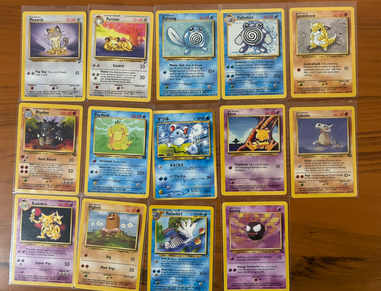 Pokemon vintage card lot