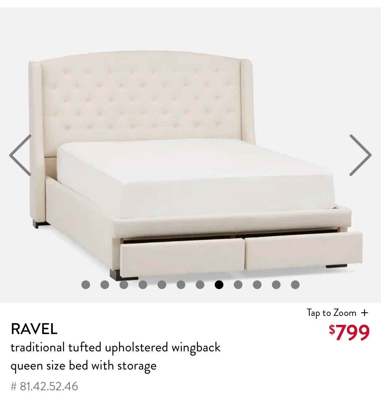 Queen Size Storage Bed Frame - photo 4