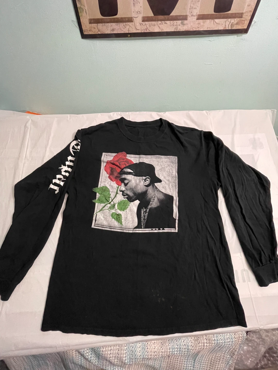 Tupac Graphic Long Sleeve Shirt