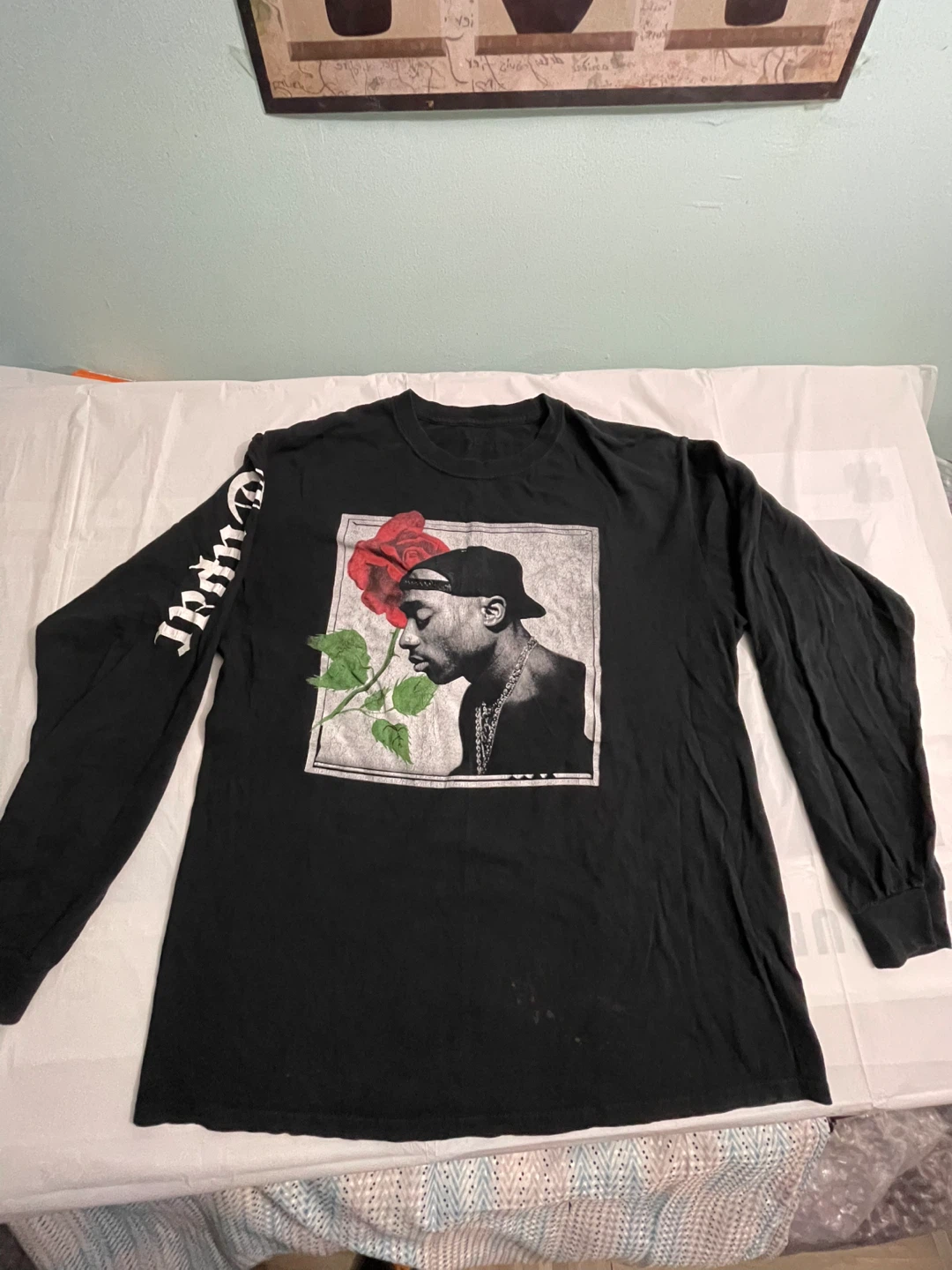 Tupac Graphic Long Sleeve Shirt - photo 2