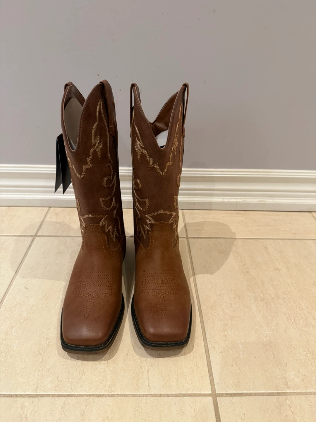J-Sole Western Cowboy Boots Brown - photo 2