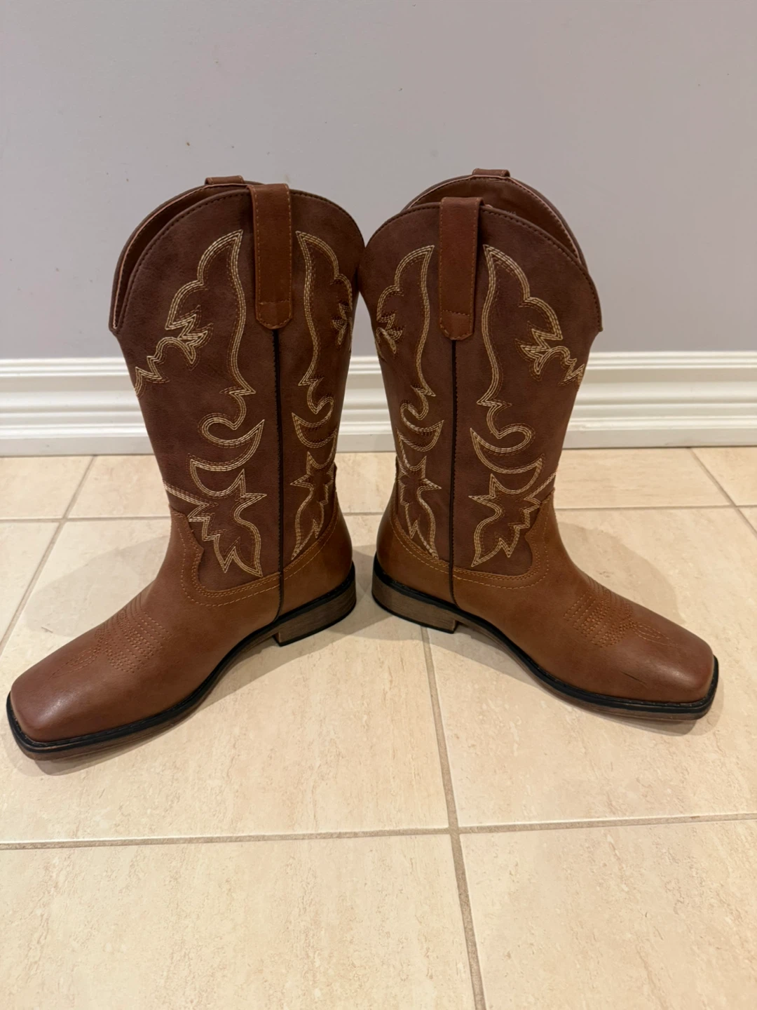 J-Sole Western Cowboy Boots Brown - photo 3