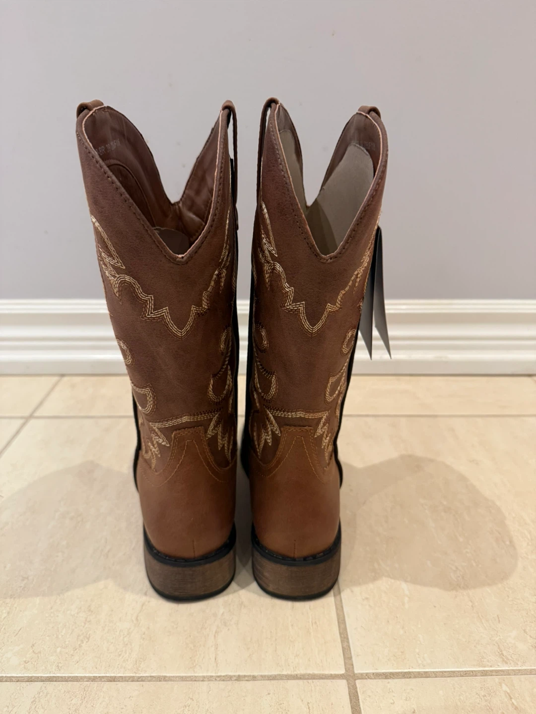 J-Sole Western Cowboy Boots Brown - photo 4